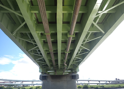 江北橋整備工事(塗装)(その4)その2の施工写真